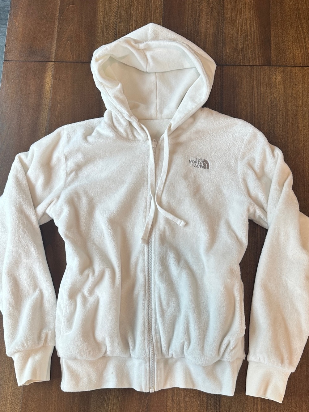 North Face Women’s Reversible Full-Zip Hoodie/Jacket Size Small White